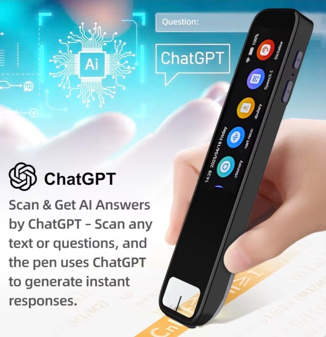 High-Tech AI Smart Scanner & Translator met ChatGPT, Ophalen of Verzenden