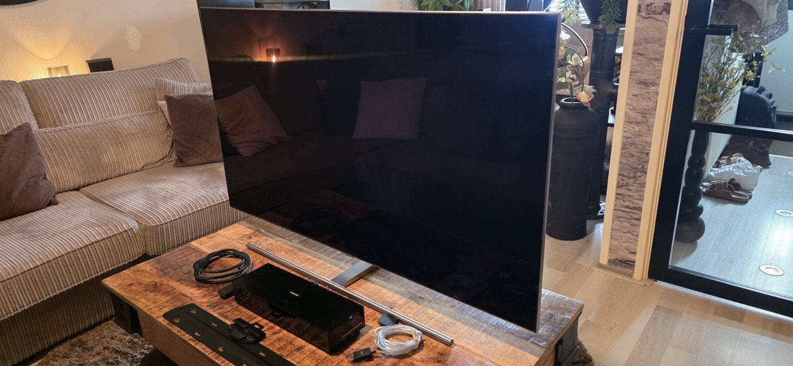 samsunng Tv 55 inch met toebehorende, Ophalen of Verzenden