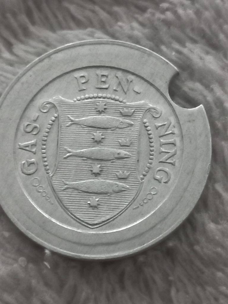 Zeldzame Gasmunt Enkhuizen (1920-1960) - Historisch Stuk, Postzegels en Munten, Munten | Nederland, Ophalen of Verzenden, Koningin Wilhelmina