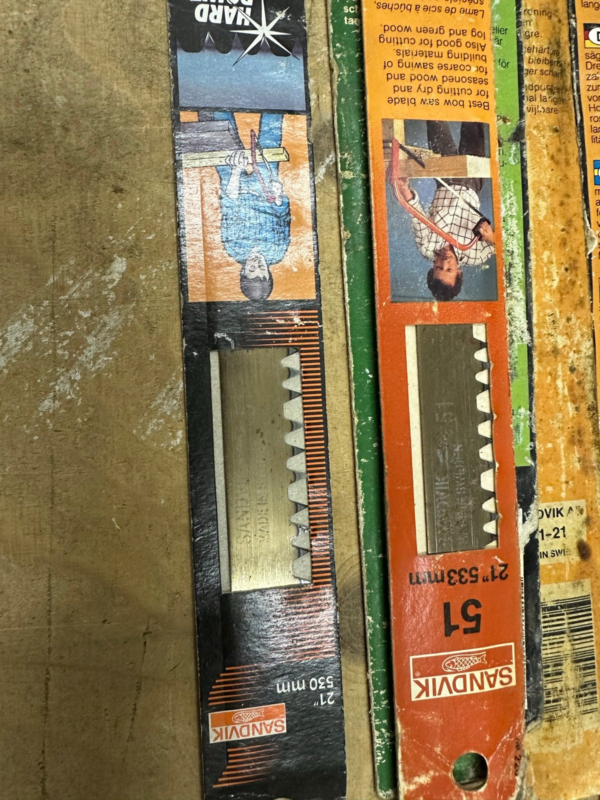 Sandvik Zaagbladen 21 inch (530/533mm) - 30 stuks, Ophalen of Verzenden, Nieuw, Zaag, Overige merken