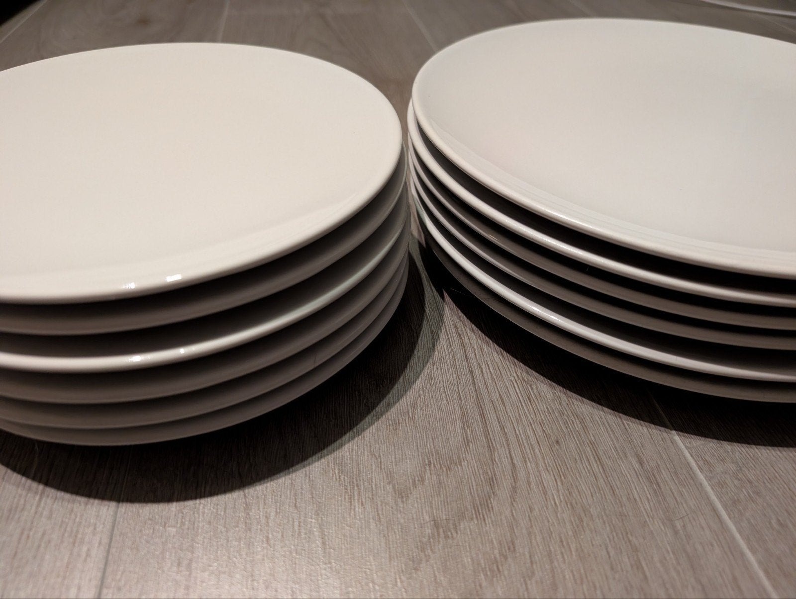 Ikea Borden Set: 6 Ontbijtborden & 6 Dinerborden, Ophalen, Zo goed als nieuw, IKEA, Bord(en)