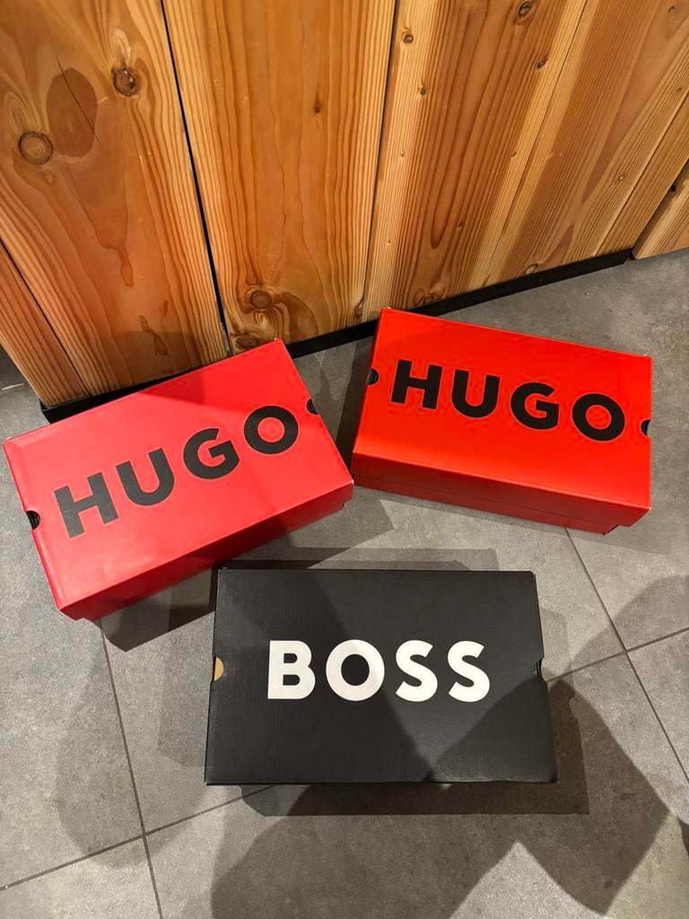 Hugo Boss schoenendozen, 3 stuks, Ophalen of Verzenden, Zo goed als nieuw, Overige typen