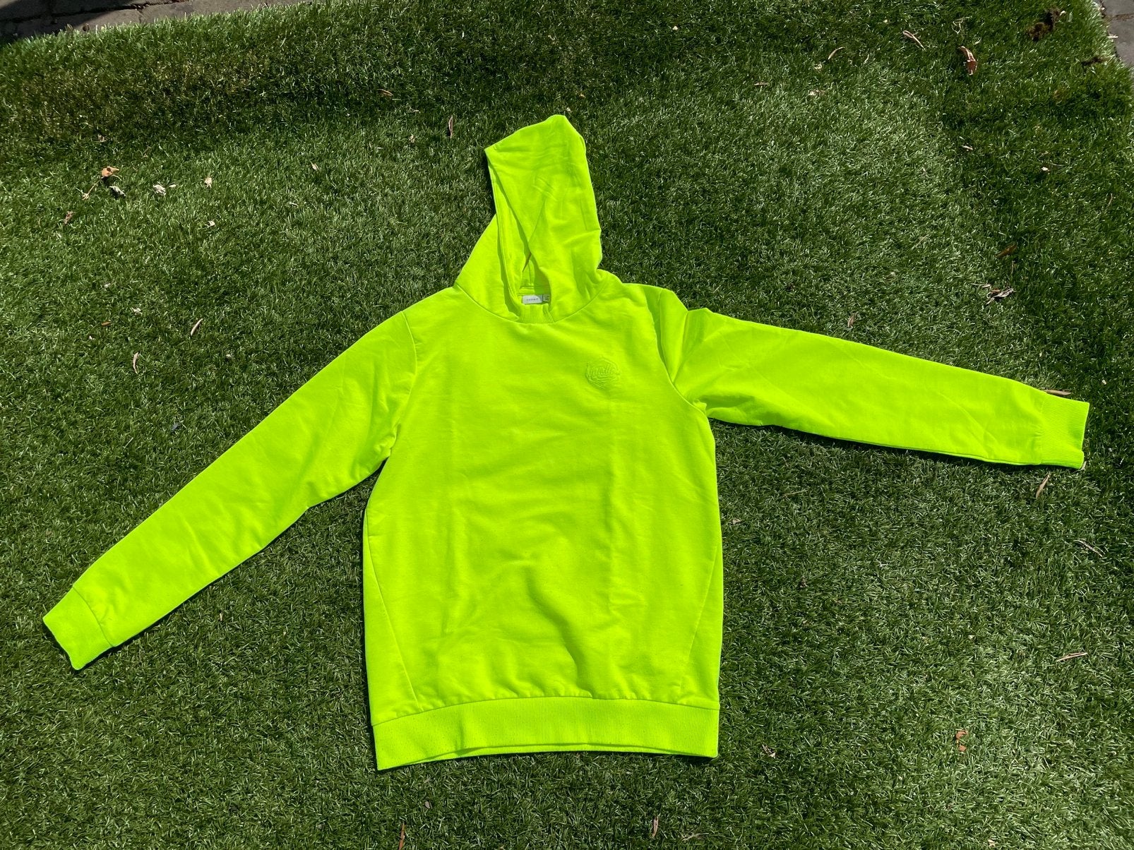 Neon gele hoodie maat 164, merk NAME-it, Kinderen en Baby's, Kinderkleding | Maat 158, Ophalen of Verzenden, Zo goed als nieuw