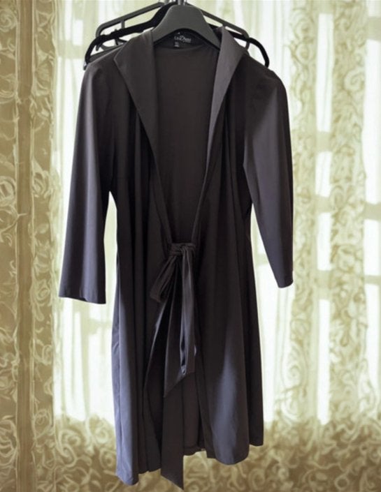 Ladress by Simone Winkel Jurk XXL Grijs/Taupe, Maat 42/44 (L), Ophalen of Verzenden, Zo goed als nieuw, Knielengte