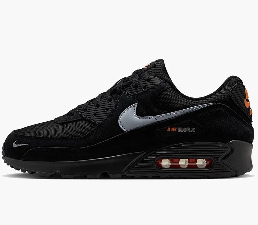 Nike Air Max 90 ‘Black Metallic Orange’ - maat 41, Product.Safety.ENEA@nike.com, Zwart, Nike, Nieuw