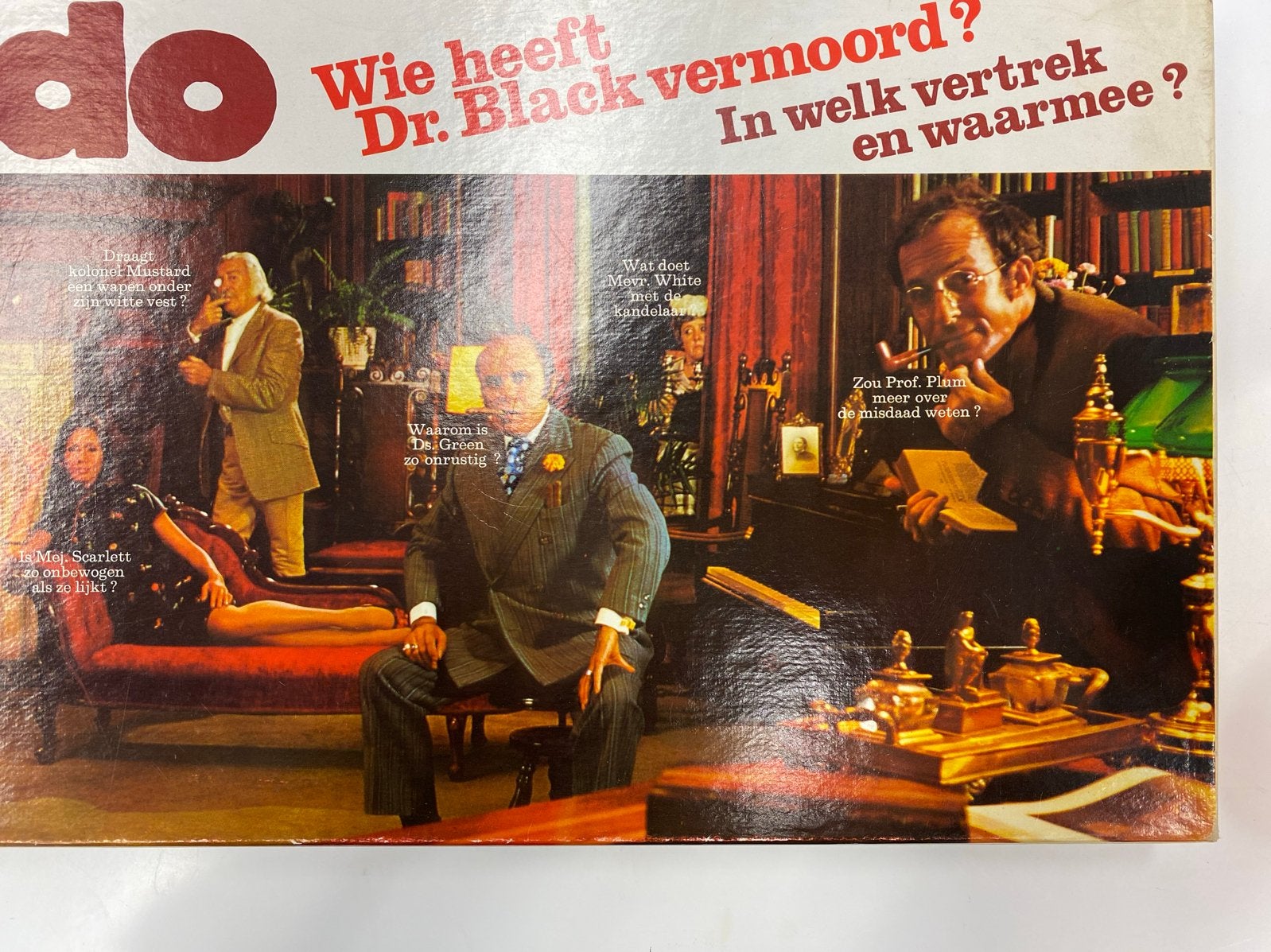 Cluedo familiespel vintage compleet, Drie of vier spelers, Ophalen of Verzenden, Gebruikt