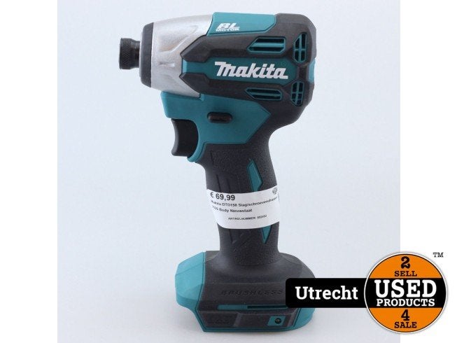 Makita DTD158 Slag/schroevendraaier 2026 Body Nieuwstaat, Doe-het-zelf en Verbouw, Makita, Zo goed als nieuw, Support@makita.com