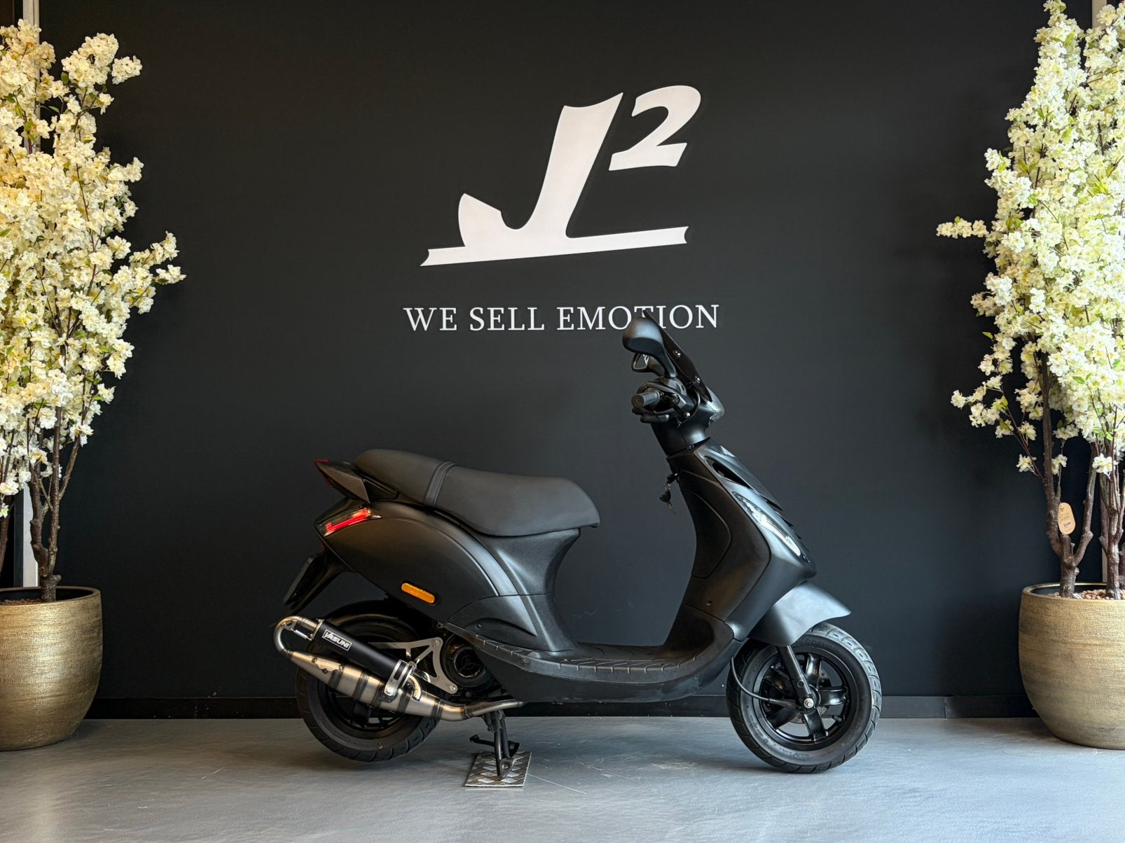 Piaggio Zip 2 takt | Mat Zwart | Brom | 2015 | 4380 km, Overige modellen, ., Maximaal 45 km/u, Ophalen of Verzenden