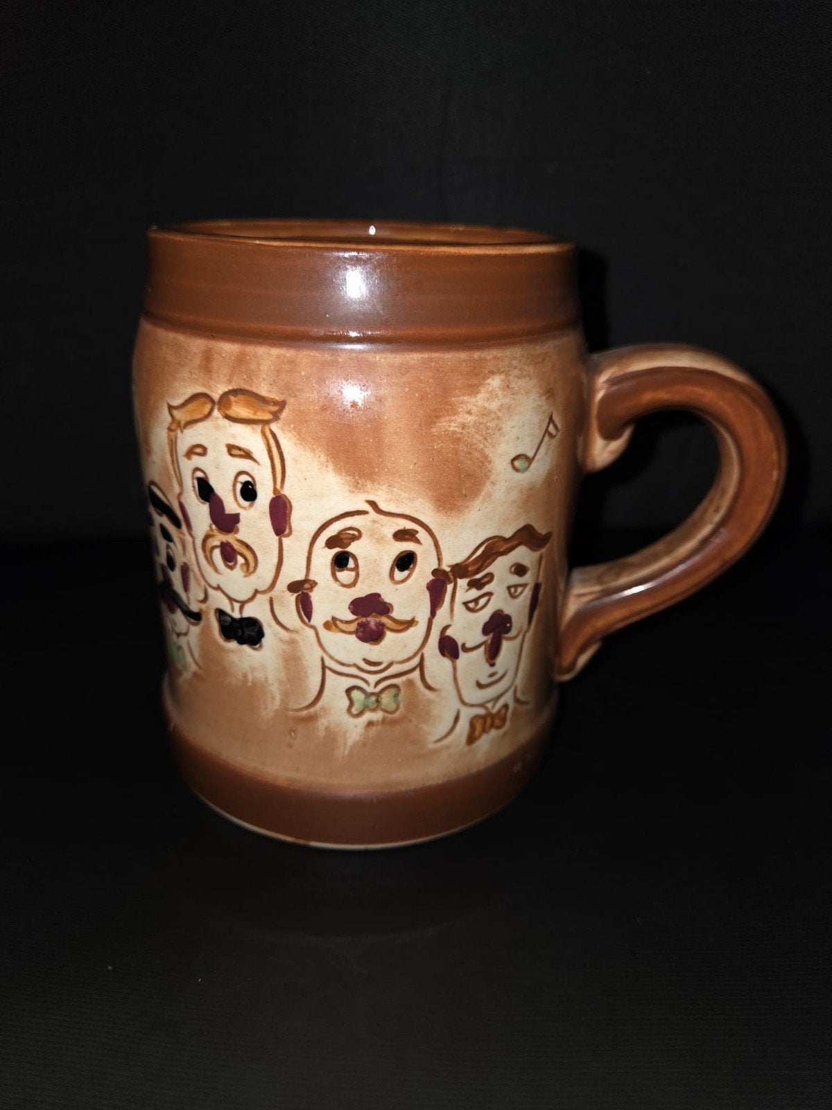 Vintage 'Sweet Adeline' Muziek Mok met Barbiertjes, Antiek en Kunst, Ophalen of Verzenden
