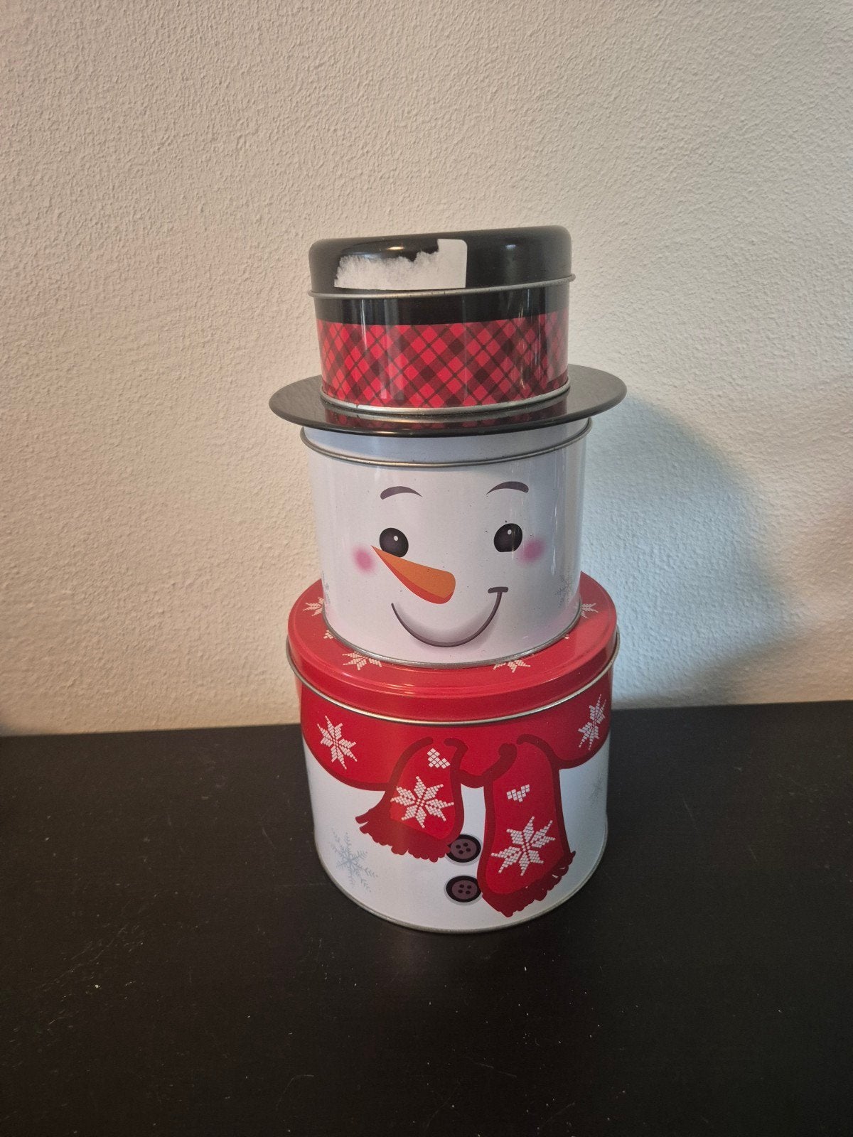 sneeuwpop koektrommel, Ophalen of Verzenden