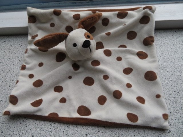 Knuffeldoek hond van IKEA Drömslott zacht materiaal, Kinderen en Baby's, IKEA, Zo goed als nieuw, Wasbaar, Hond