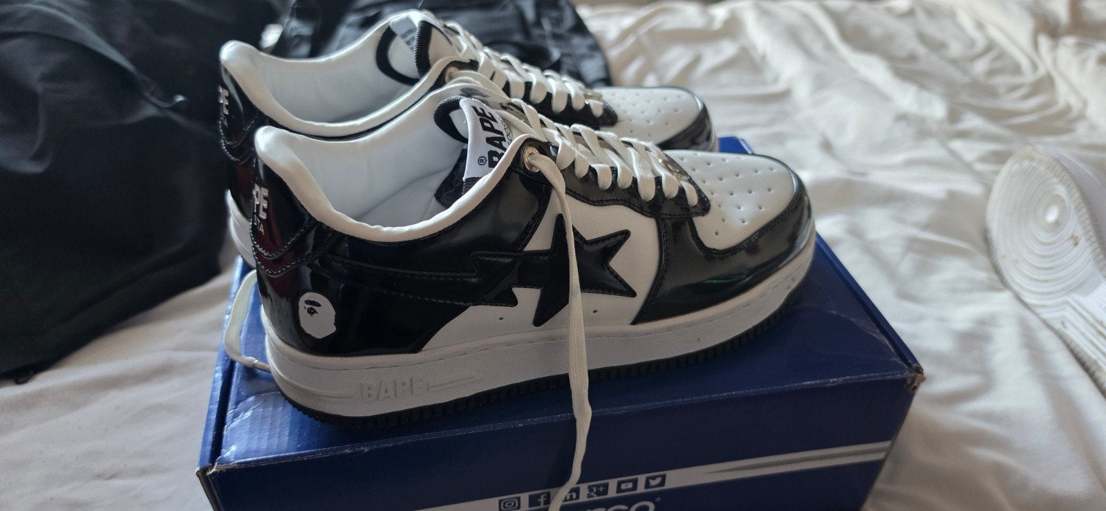 Bape Bapesta schoenen maat 42, Kleding | Heren, Wit, Ophalen of Verzenden, Bape, Sneakers of Gympen