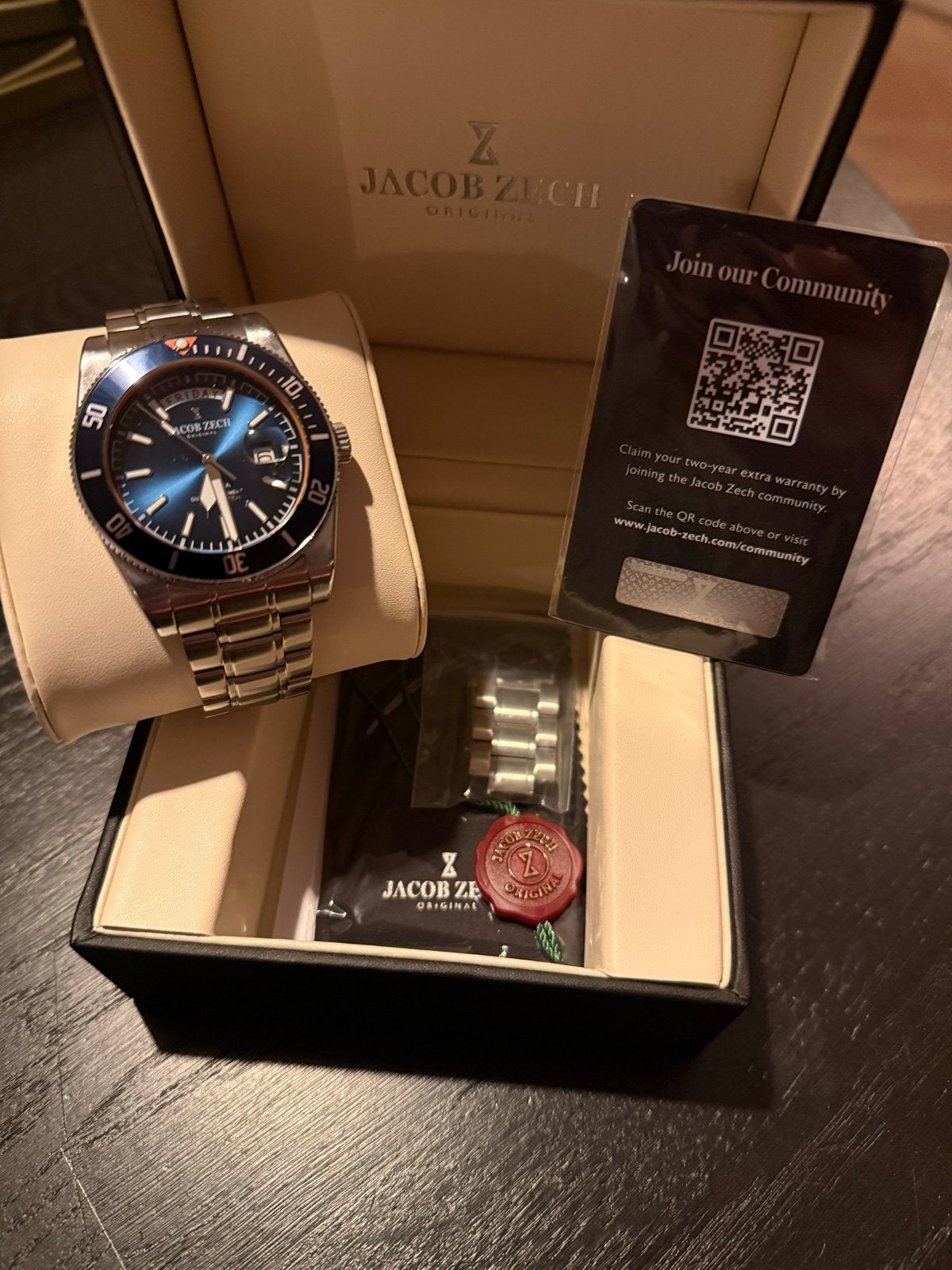 Jacob Zech & Rotorcraft horloges - Nieuw in de doos, Overige merken, Staal, Staal, Polshorloge