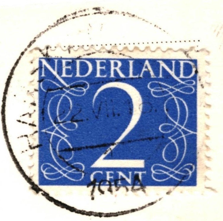 984408	De Hoge Veluwe	Monument Chr de Wet 1954	Gld	Gelopen, Ophalen of Verzenden, 1940 tot 1960, Gelopen, Gelderland