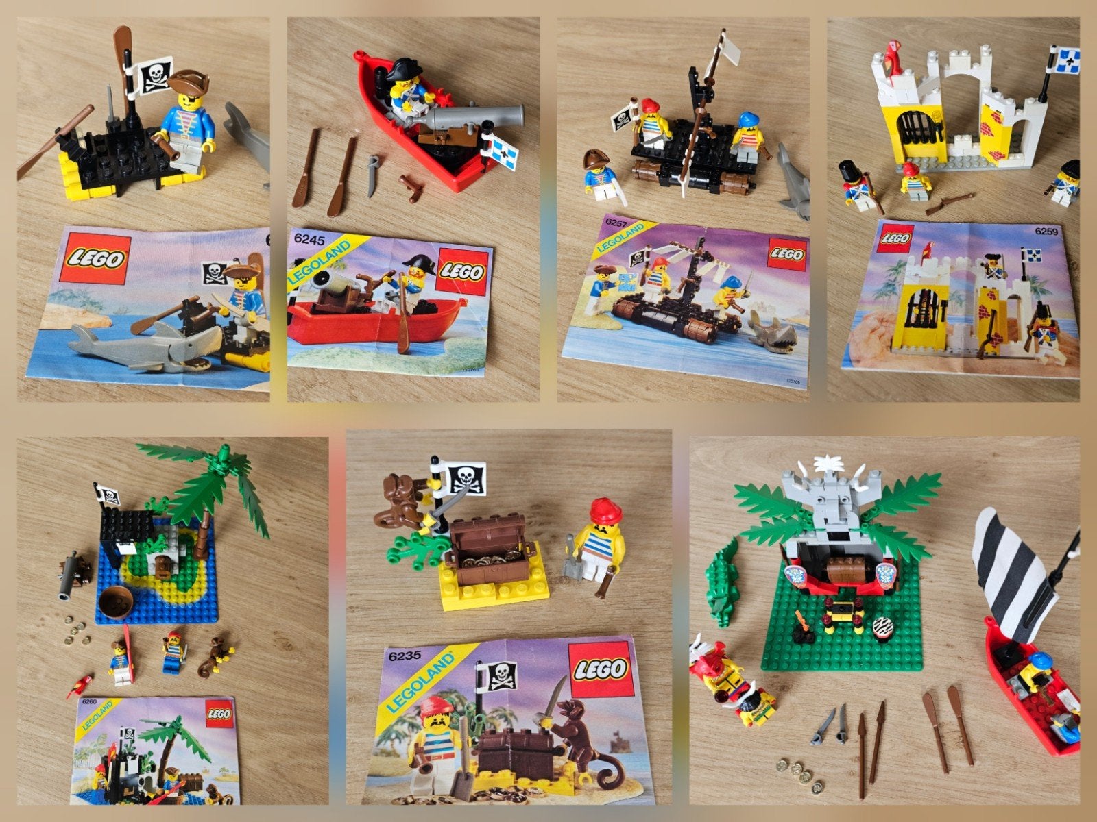 LEGO Pirates verzameling - 7 sets met boekjes, Ophalen of Verzenden, Gebruikt, Lego, Pirates