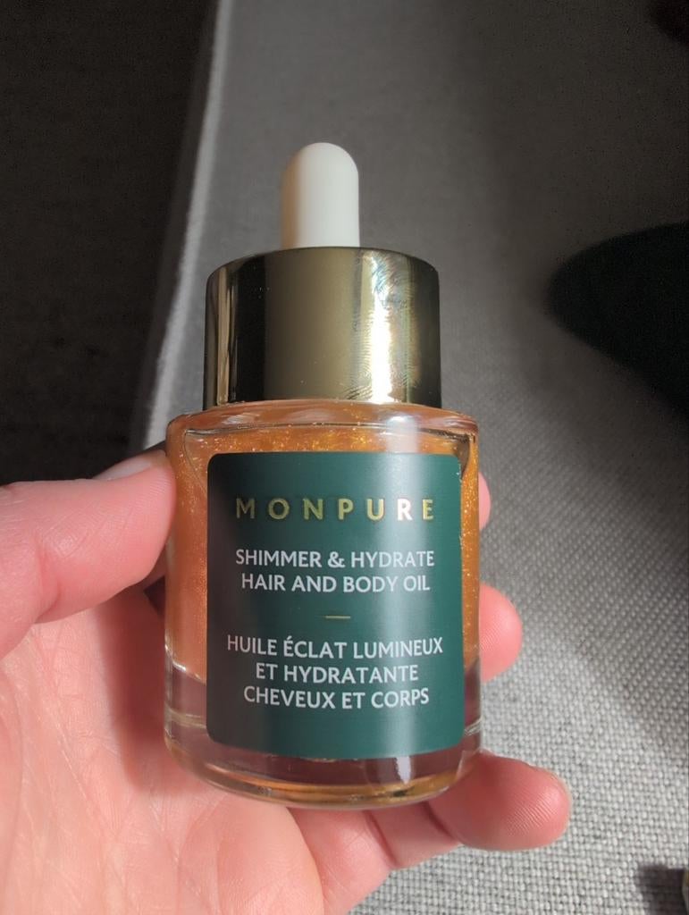 Monpure Shimmer & Hydrate Haar- en Lichaamsolie, Ophalen of Verzenden