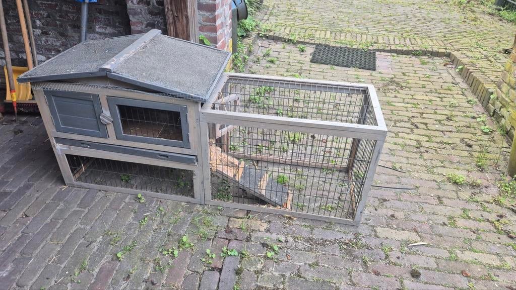 Oud konijnen hok, Ophalen