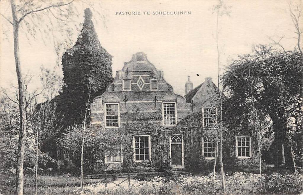 Pastorie te Schelluinen Giessenlanden Gorinchem, Verzenden, Voor 1920, Ongelopen, Zuid-Holland