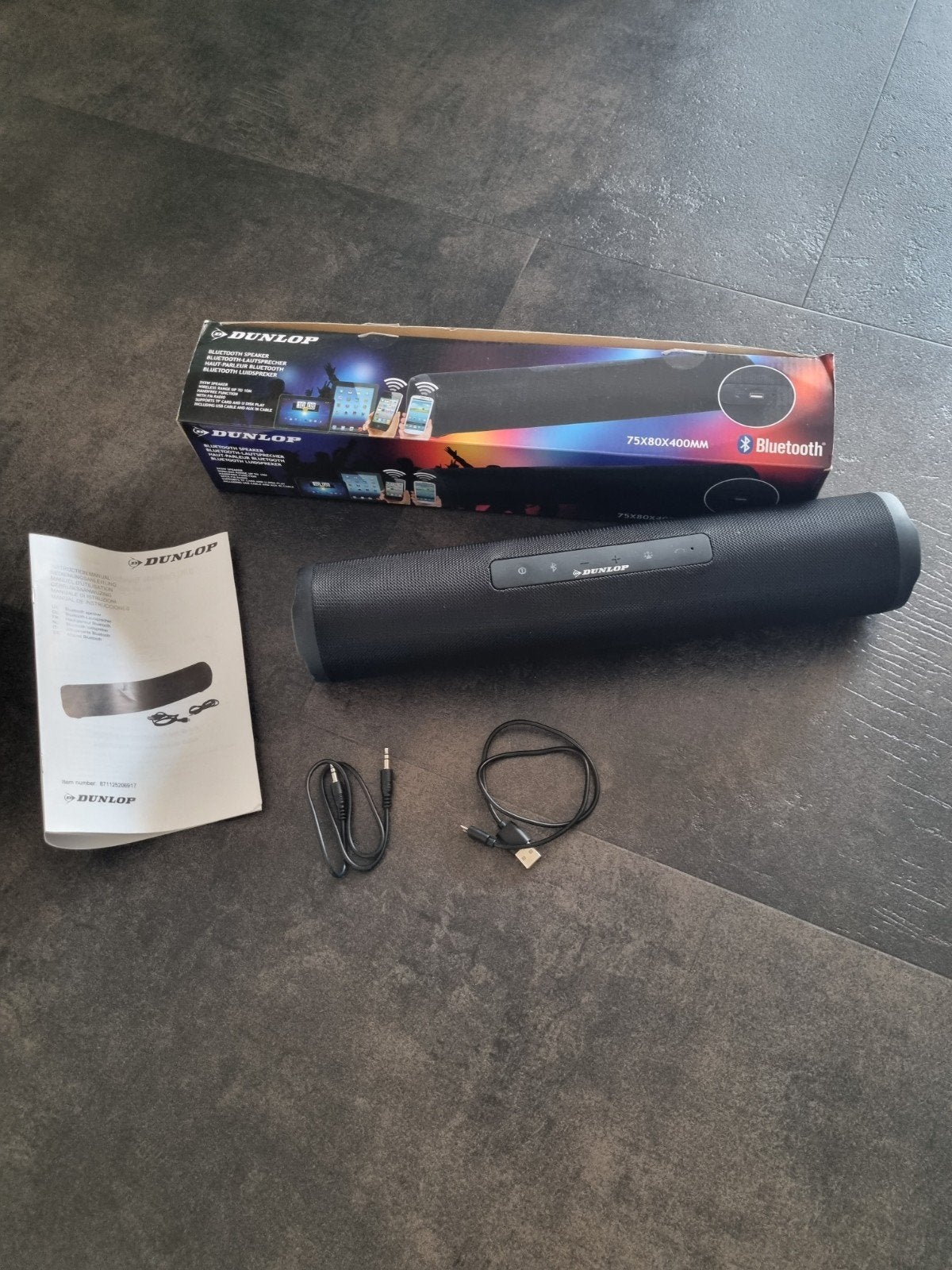 Dunlop Bluetooth Speaker - Draagbare Luidspreker, Ophalen of Verzenden, Minder dan 60 watt, Overige typen, Overige merken