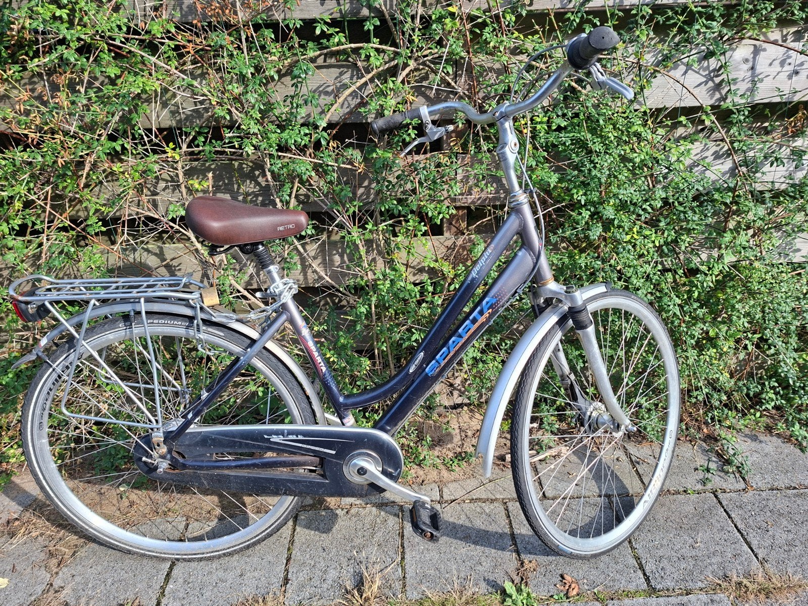 Sparta damesfiets met versnelling - spatbord los, Ophalen, Sparta, Versnellingen, Trommelrem