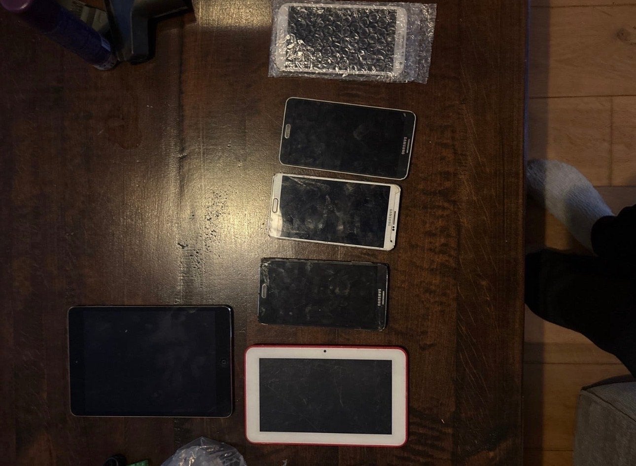Partij defecte tablets en smartphones (iPad, Samsung), Ophalen of Verzenden, Niet werkend
