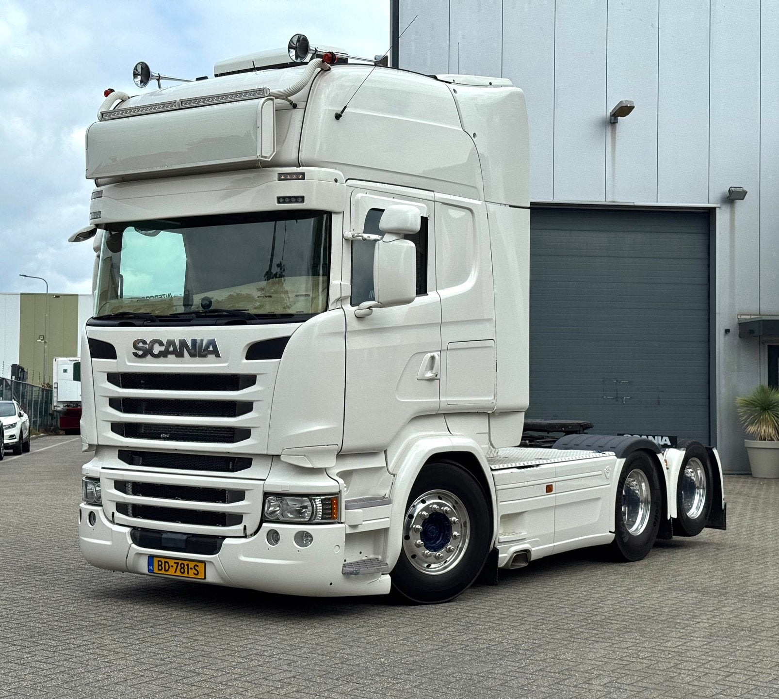 Scania R580 V8 . Full air . Hydrauliek, Automaat, Euro 6, Scania, Wit