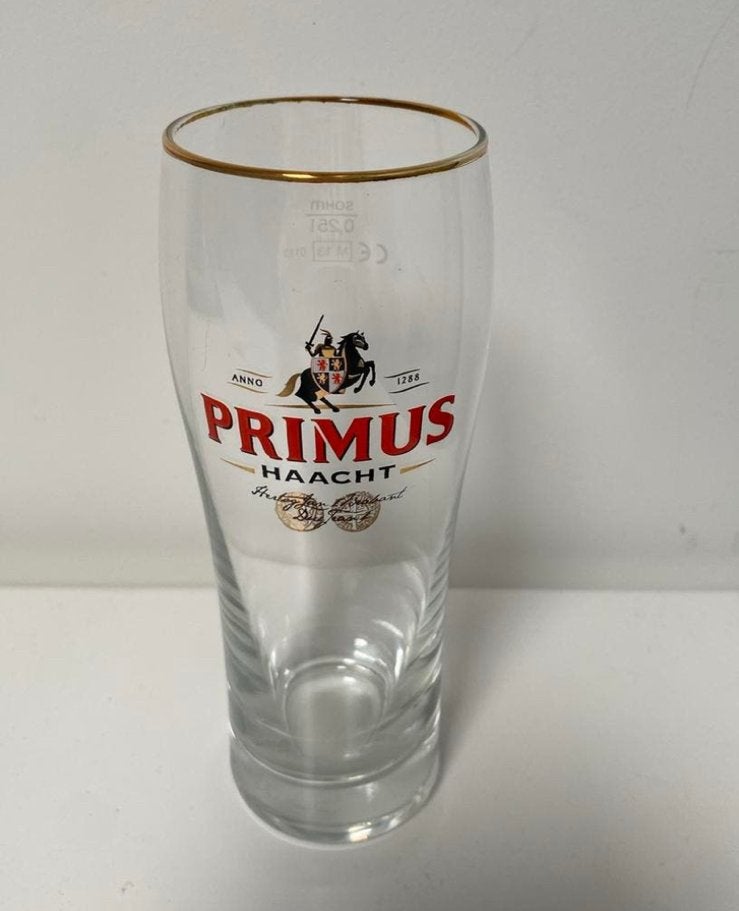 Primus bierglas, Ophalen of Verzenden, Zo goed als nieuw, Glas of Glazen, Overige merken