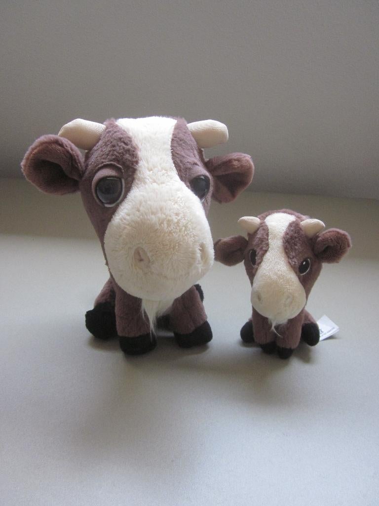 Big Headz TCC Global bruin-beige geit + geitenjong knuffels, Kinderen en Baby's, Speelgoed | Knuffels en Pluche, Paard, Overige merken