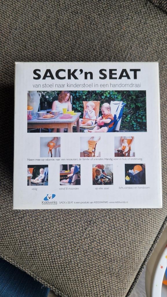 SACK'n SEAT: Draagbaar kinderzitje voor onderweg, Ophalen of Verzenden, Nieuw, Overige typen, Gordel(s)