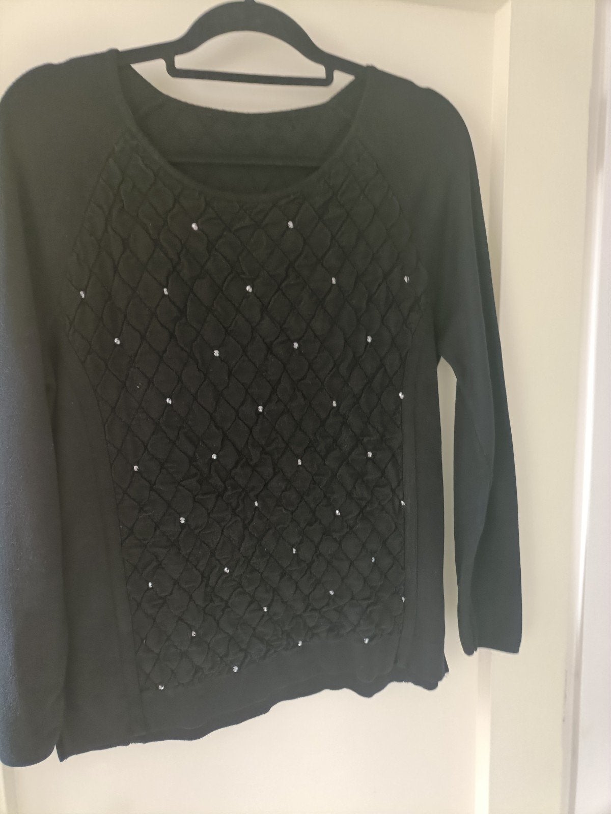ZWARTE TRUI, Ophalen of Verzenden, Zo goed als nieuw, Maat 46/48 (XL) of groter, Zwart