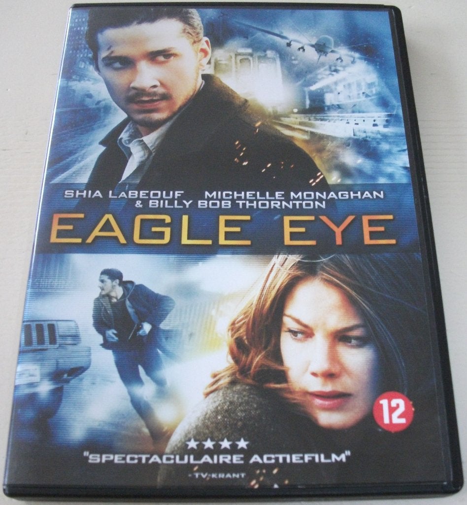 Dvd *** EAGLE EYE *** Don't walk. Run., Engels, Nederlands, Actiethriller, Ophalen of Verzenden