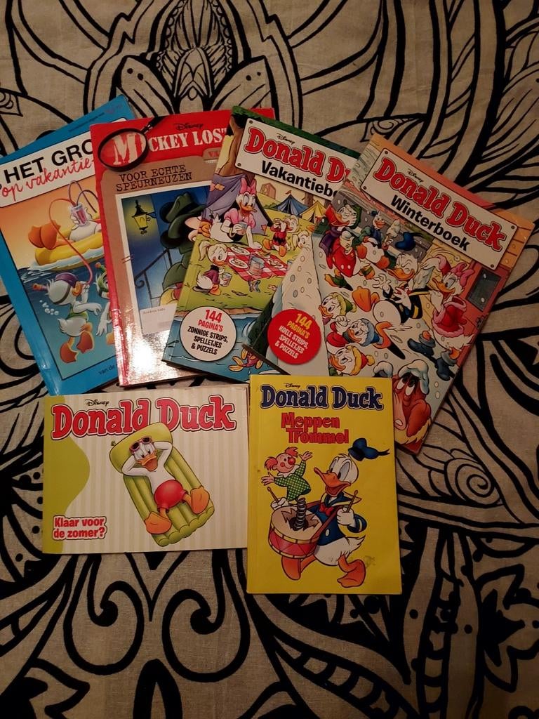 Grote collectie oude Donald Duck stripboeken en pockets, Meerdere stripboeken, Ophalen of Verzenden, Gelezen, Walt Disney
