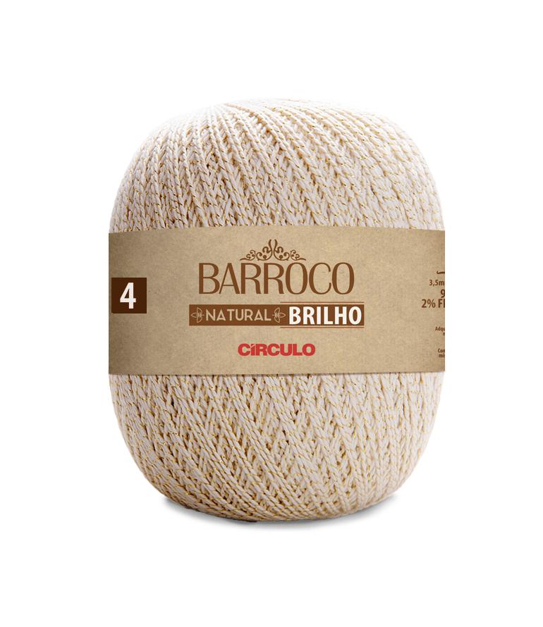 Barroco Natural Brilho katoen garen, Verzenden, Nieuw, Breien of Haken, Wol of Garen