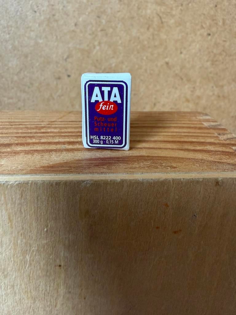 Doos wasmiddel - hxbxd 2.3x1.4x0.7cm, Ophalen of Verzenden, Zo goed als nieuw, Poppenhuis
