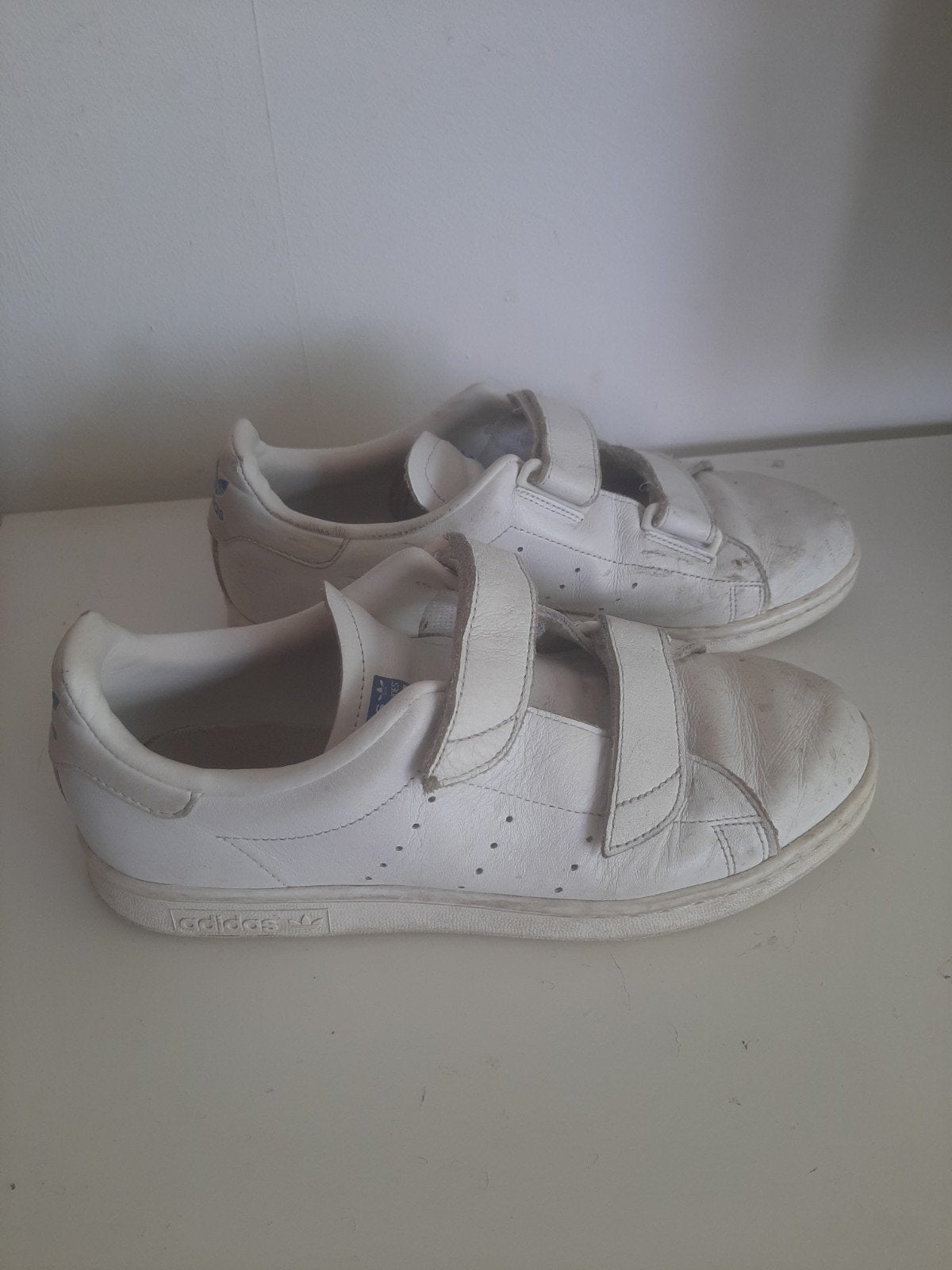 Adidas Stan Smith - mooie witte sneakers - maat 39 1/3, Adidas, Wit, Ophalen of Verzenden, Sneakers of Gympen