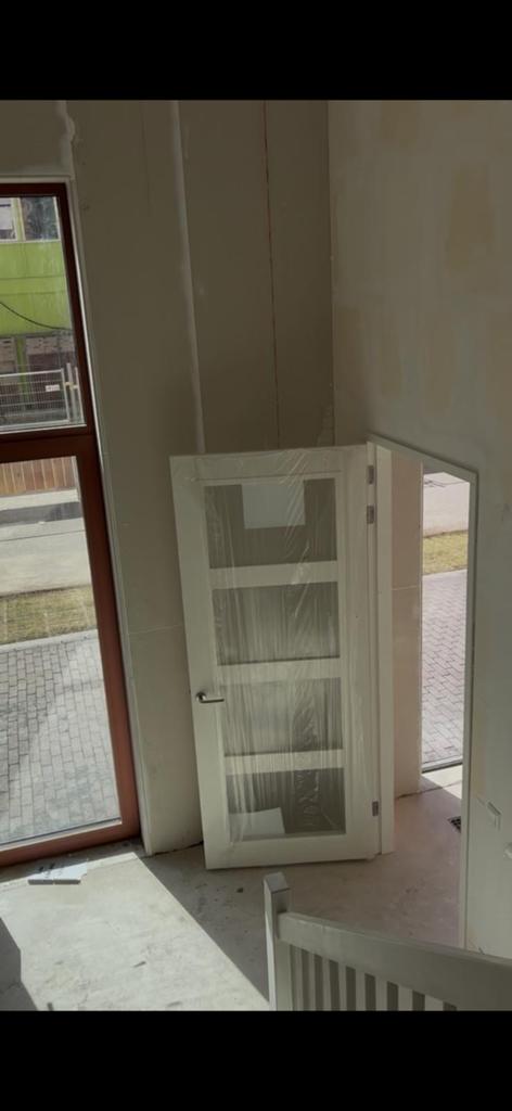 Nieuwe Svedex binnendeur met glas en deurpost, Doe-het-zelf en Verbouw, Deuren en Horren, Nieuw, Binnendeur, 200 tot 215 cm, 80 tot 100 cm