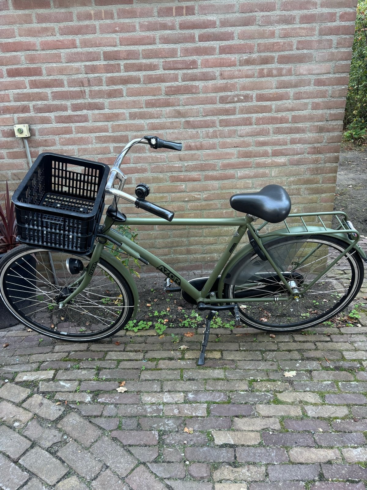 Azor fiets met versnellingen en terugtraprem, Terugtraprem, 53 tot 56 cm, Versnellingen, Zo goed als nieuw