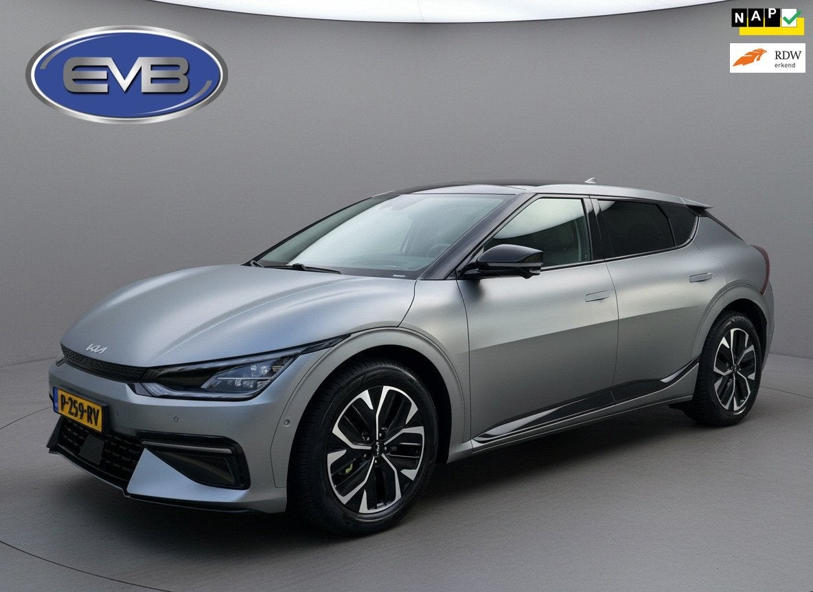 Kia EV6 GT-Line 77.4 kWh, mat grijs, panoramadak, trekhaak,
