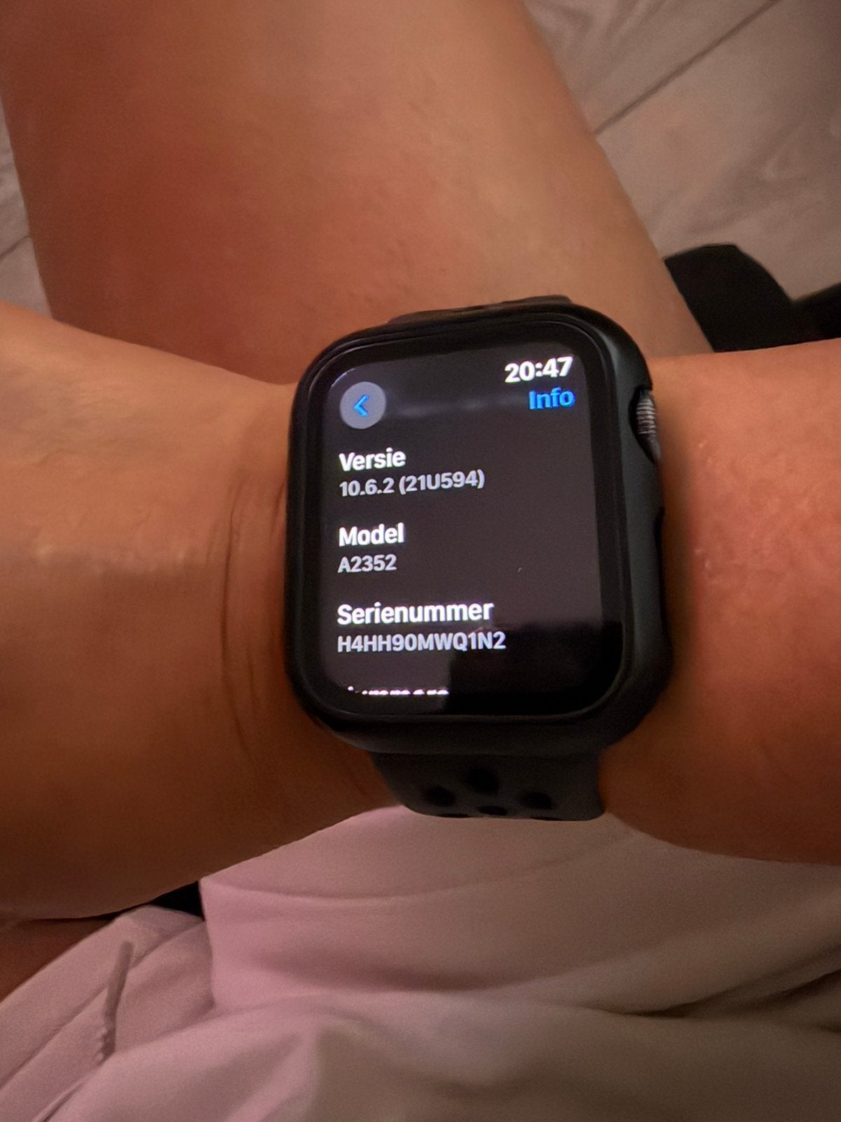 Apple Watch se nike versie, Ophalen, Zwart, IOS, Zo goed als nieuw