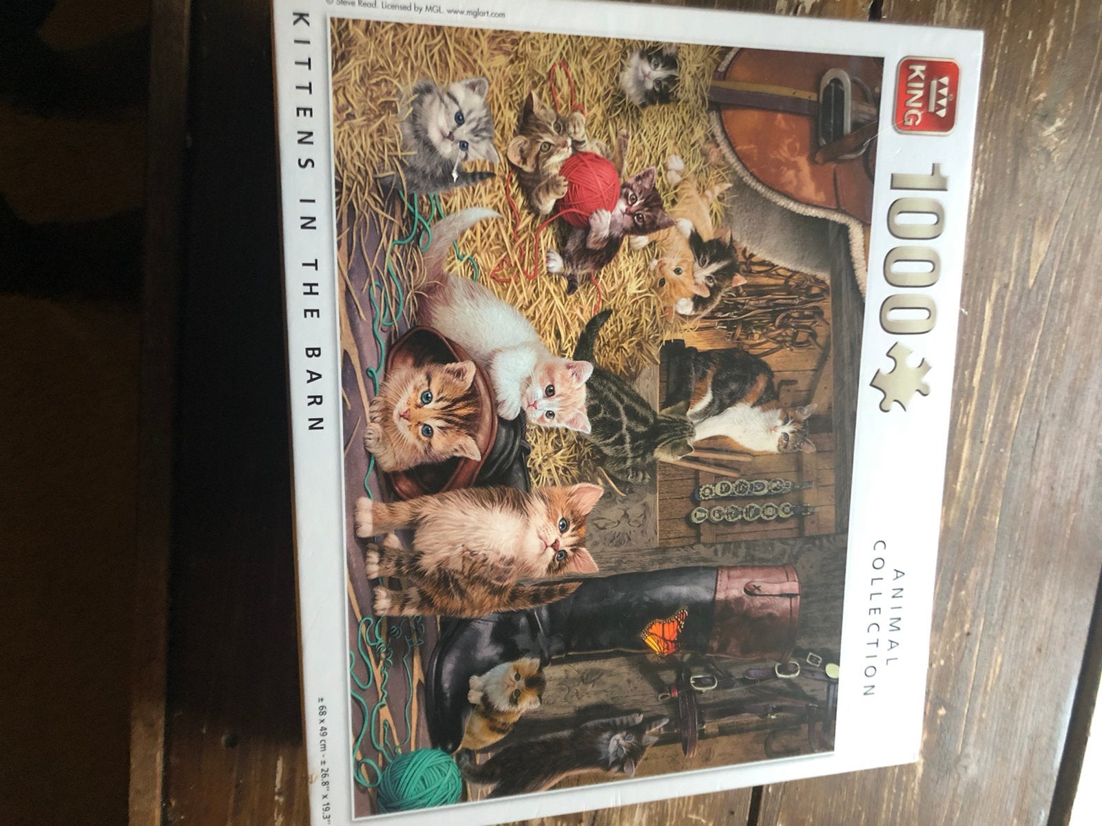 poezen puzzel, Ophalen, 500 t/m 1500 stukjes, Zo goed als nieuw, Legpuzzel