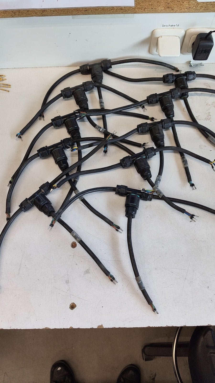 T-split 230v, Doe-het-zelf en Verbouw, Ophalen of Verzenden, Gebruikt, Wieland, Kabel of Snoer