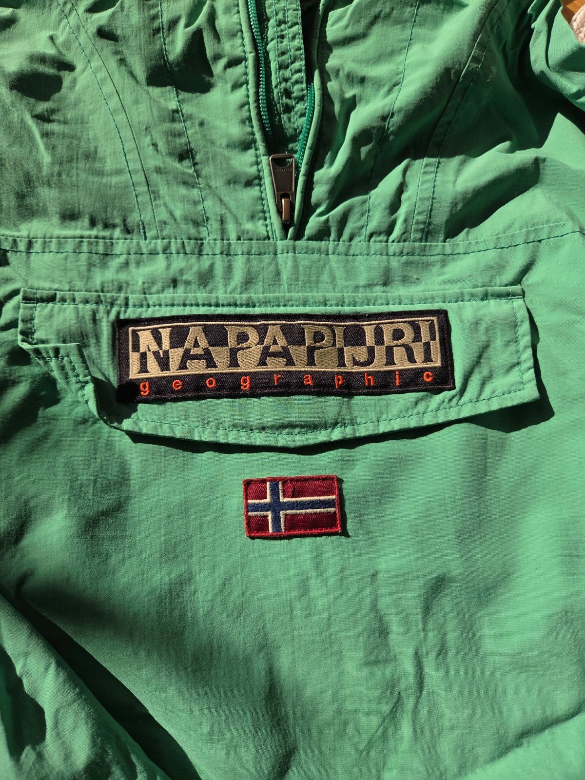 Napapijri zomerjas groen maat 162, Ophalen of Verzenden, Gebruikt, Napapijri, Jongen of Meisje