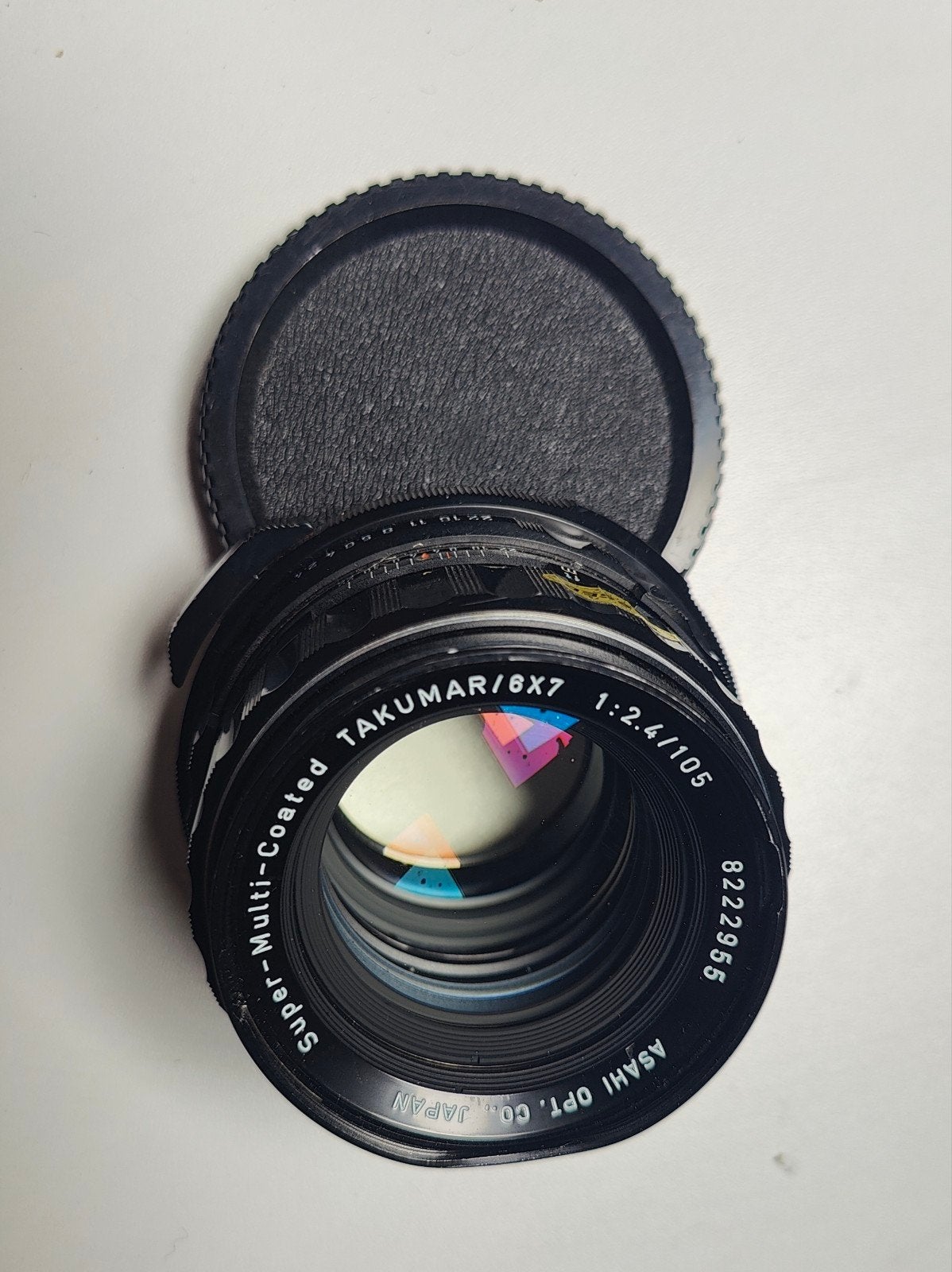 Takumar 6x7 1:2.4/105 lens - Super-Multi-Coated, Ophalen of Verzenden, Telelens
