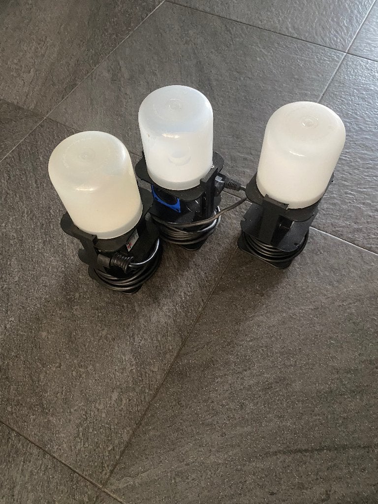 Campinglamp, Ophalen, Gebruikt