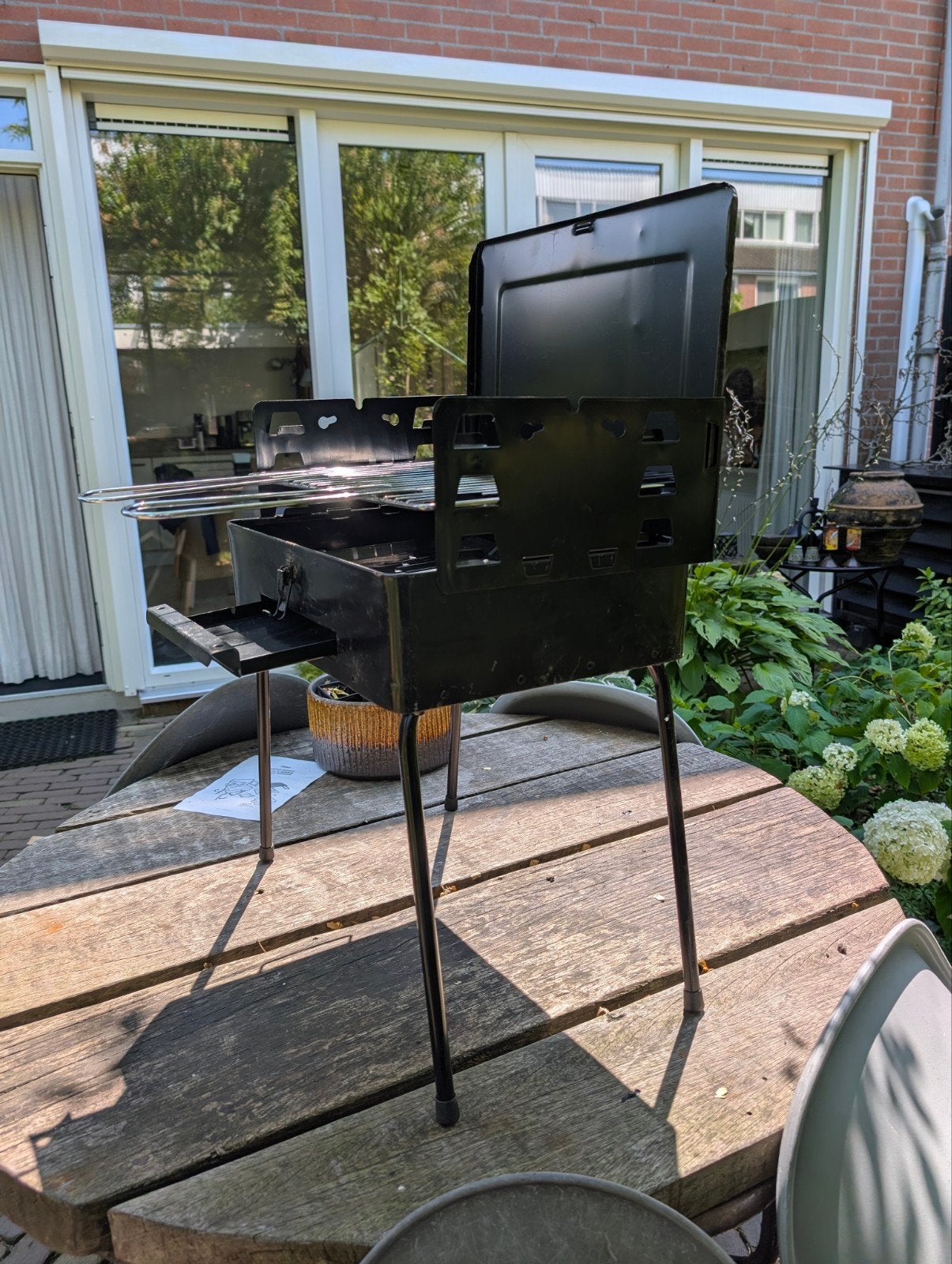 Hema Kofferbarbecue - Compact en Draagbaar, Ophalen of Verzenden, Gebruikt, Hema