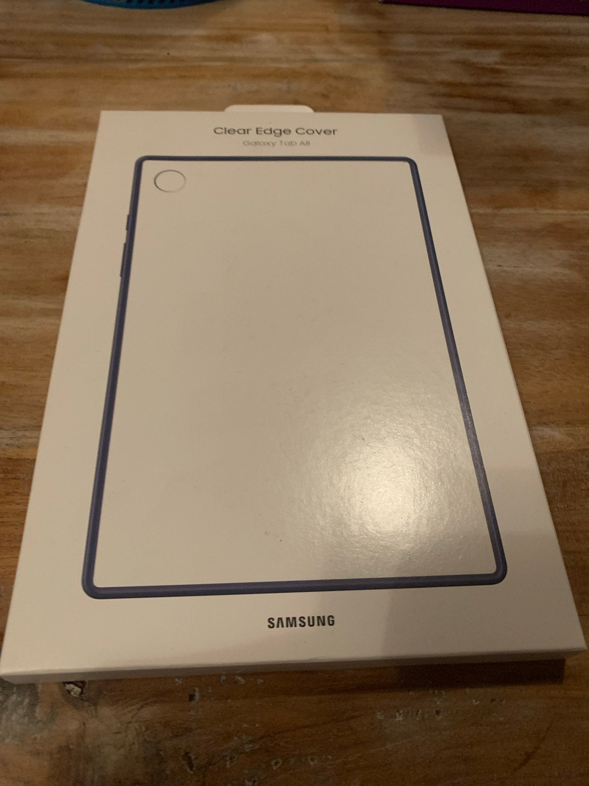 Samsung Clear Edge Cover voor Galaxy Tab A8 - Gloednieuw, Ophalen of Verzenden, Nieuw