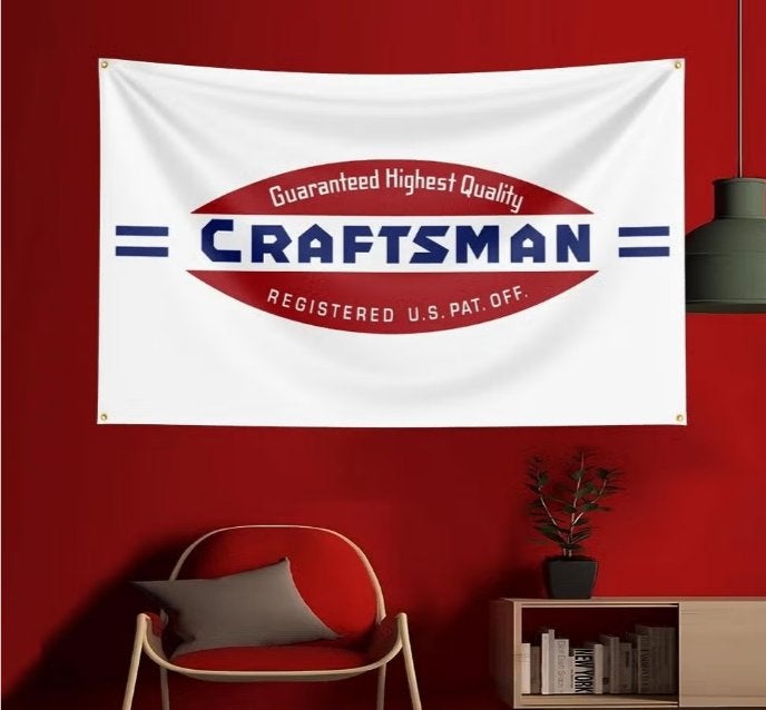 Grote vlaggen Craftsman (150x90cm), Ophalen of Verzenden, Nieuw