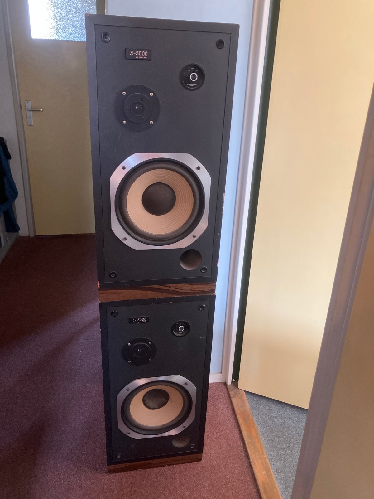 Onkyo S-5000 Vloerstaande Luidsprekers - Vintage Geluid, Audio, Tv en Foto, Ophalen, Vloerstaande luidspreker, Gebruikt, 120 tot 150 watt
