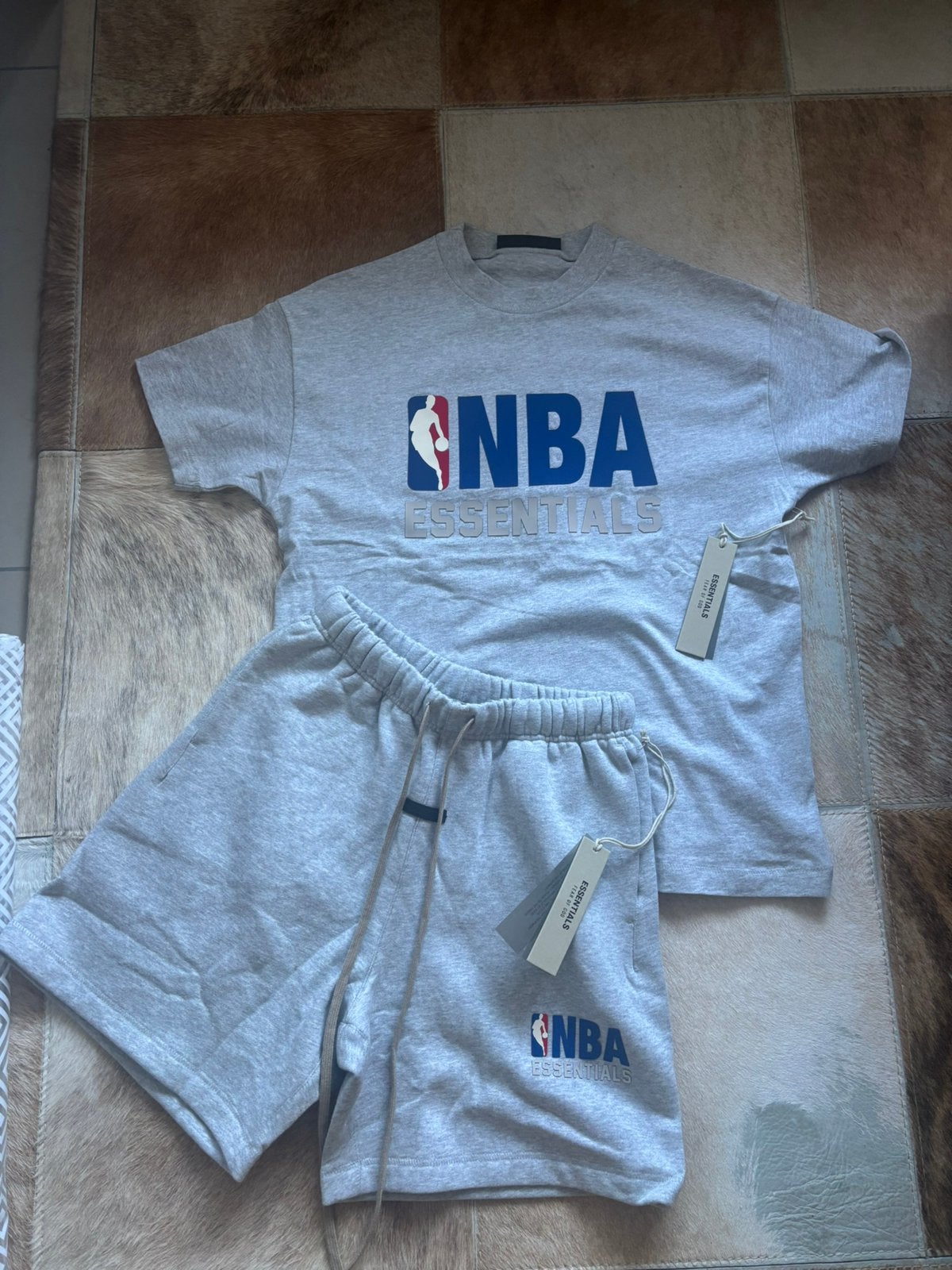 NBA Essentials Fear of God grey zomer set, Ophalen of Verzenden, Nieuw, Maat 48/50 (M)