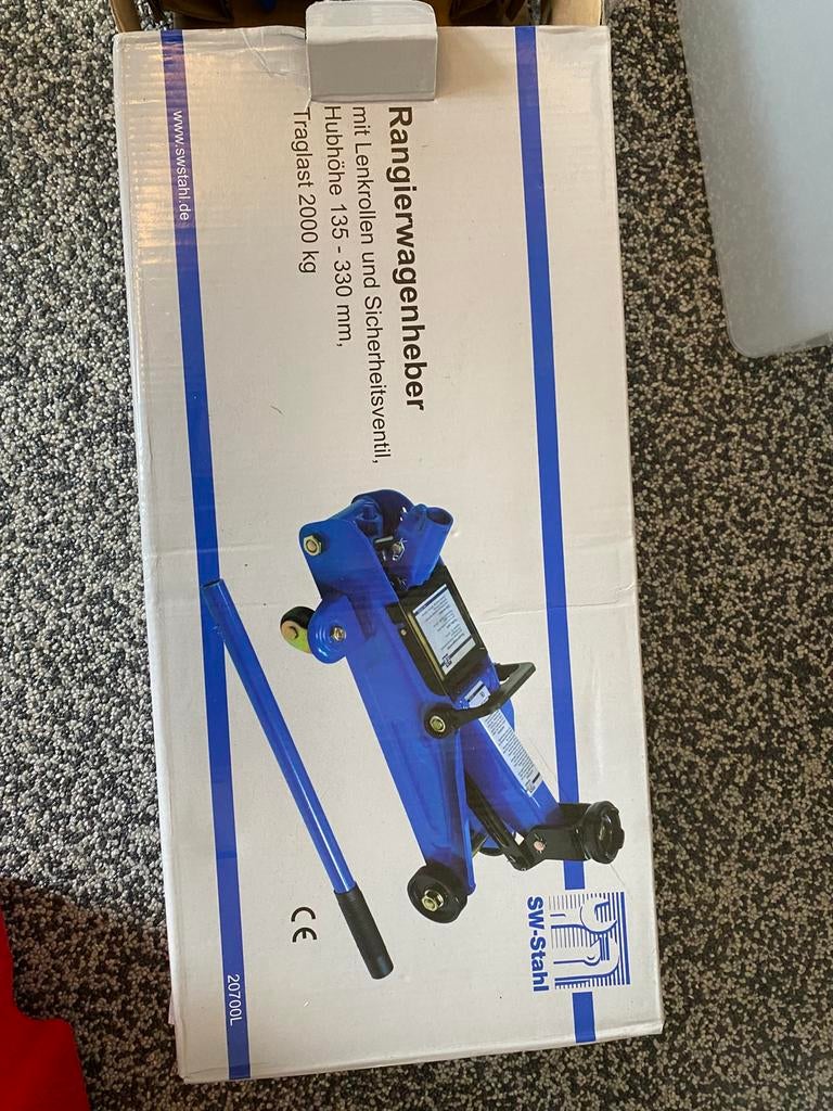 2 tons garage krik nieuw nog in de verpakking, Ophalen, Nieuw, Hydraulisch, Garagekrik
